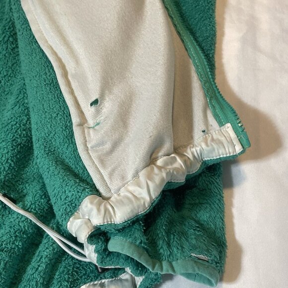 North Face Hoodie Women’s Large Green Full Zip Fleece Zip Up WORN - Picture 8 of 11